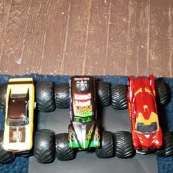 Hot Wheels Monster Truck Lot of 3