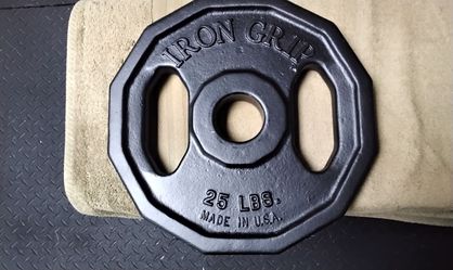 Iron Grip Steel Olympic plates