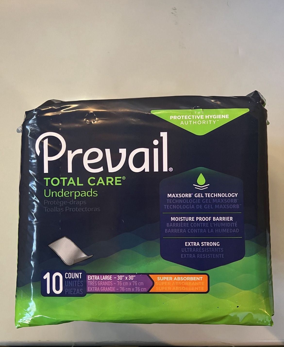 Prevail Under Pads 10 Count (Pee Pads)