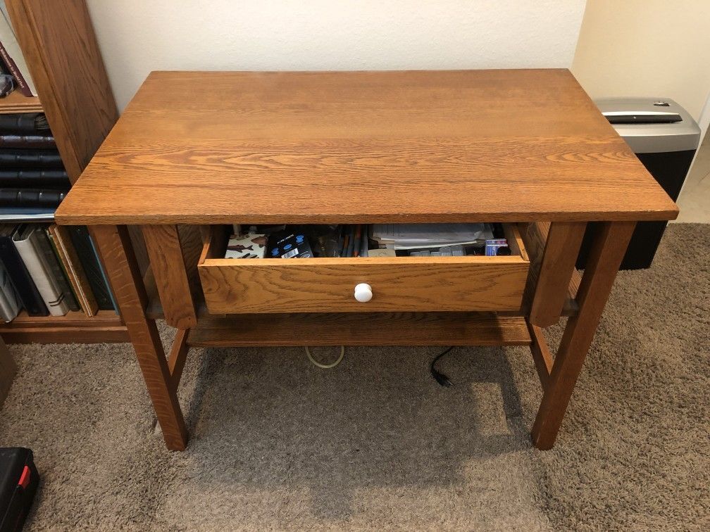 Missionary Style Antique Wood Desk