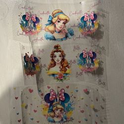 UVdtf Disney Princess