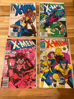 Jim Lee Uncanny X-Men Newsstand Lot! Wolverine! Rogue! Gambit! Storm! 90s Marvel!