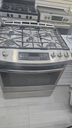 Ge Gas Stove 5 Burner 30 Inches Slid In 