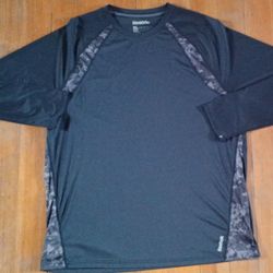 Men's Size Xlarge Reebok Dri Fit Lkng Sleeve Thin Shirt Workout Gym Running