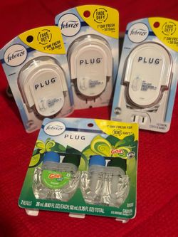 Febreze Plug Oil Warmers and Gain Refills Bundle