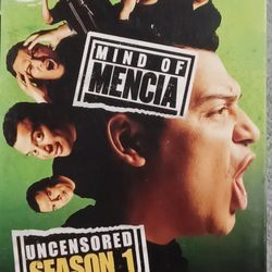 Mind Of Mencia DVD Season 1 2 Disc Set Comedy Stand Up Funny Skits