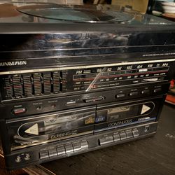 Sound Design Stereo Receiver Double Cassette Recorder
