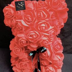 Red Rose Bear 7” 