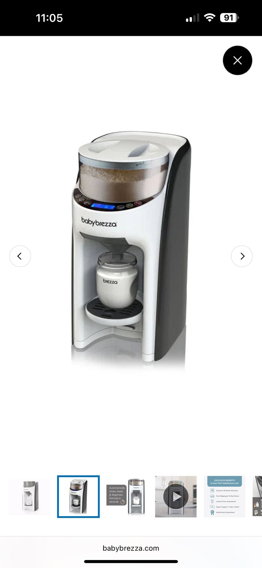 Baby Brezza (Brand new, Never used)