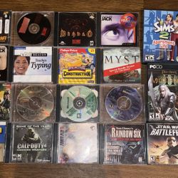 Pc cd-rom games lot
