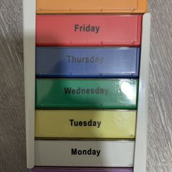 Weekly Pills Planer Box