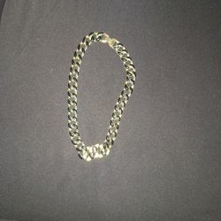 Chunky Necklace Black And Gold  Retro Boho 