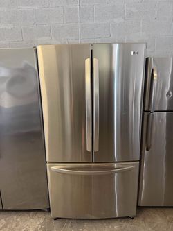 36" LG Stainless Steel French Door Refrigerator fridge Heladera Refrigerador Good condition warranty delivery