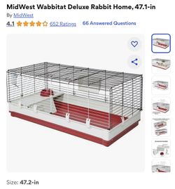 Guinea Pig Rabbit cage plus hay, food and extras