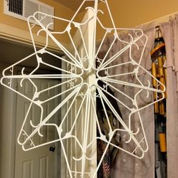 Star Made from plastic hangers 
