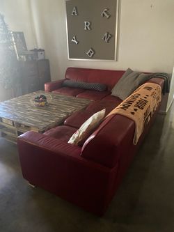 Red Sectional