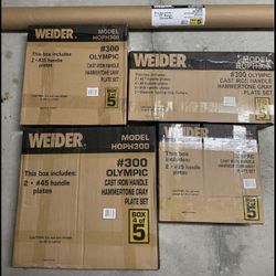 300lbs Olympic Style Weights Set. BRAND NEW