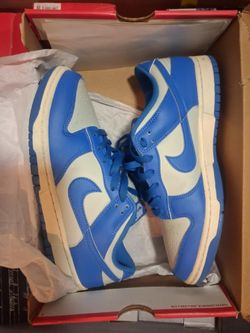 Nike Dunk Low Blue and White Sneakers