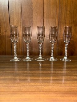 Vintage 2000 Millennial Champagne Flutes 🥂