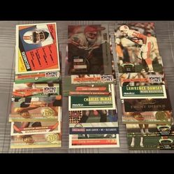 Lot of 21 Tampa Bay Buccaneers NFL Football Cards - Mixed Years, Brands, Players