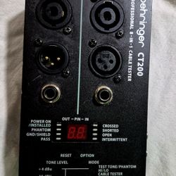 Behringer CT200 8-in-1 Cable Tester