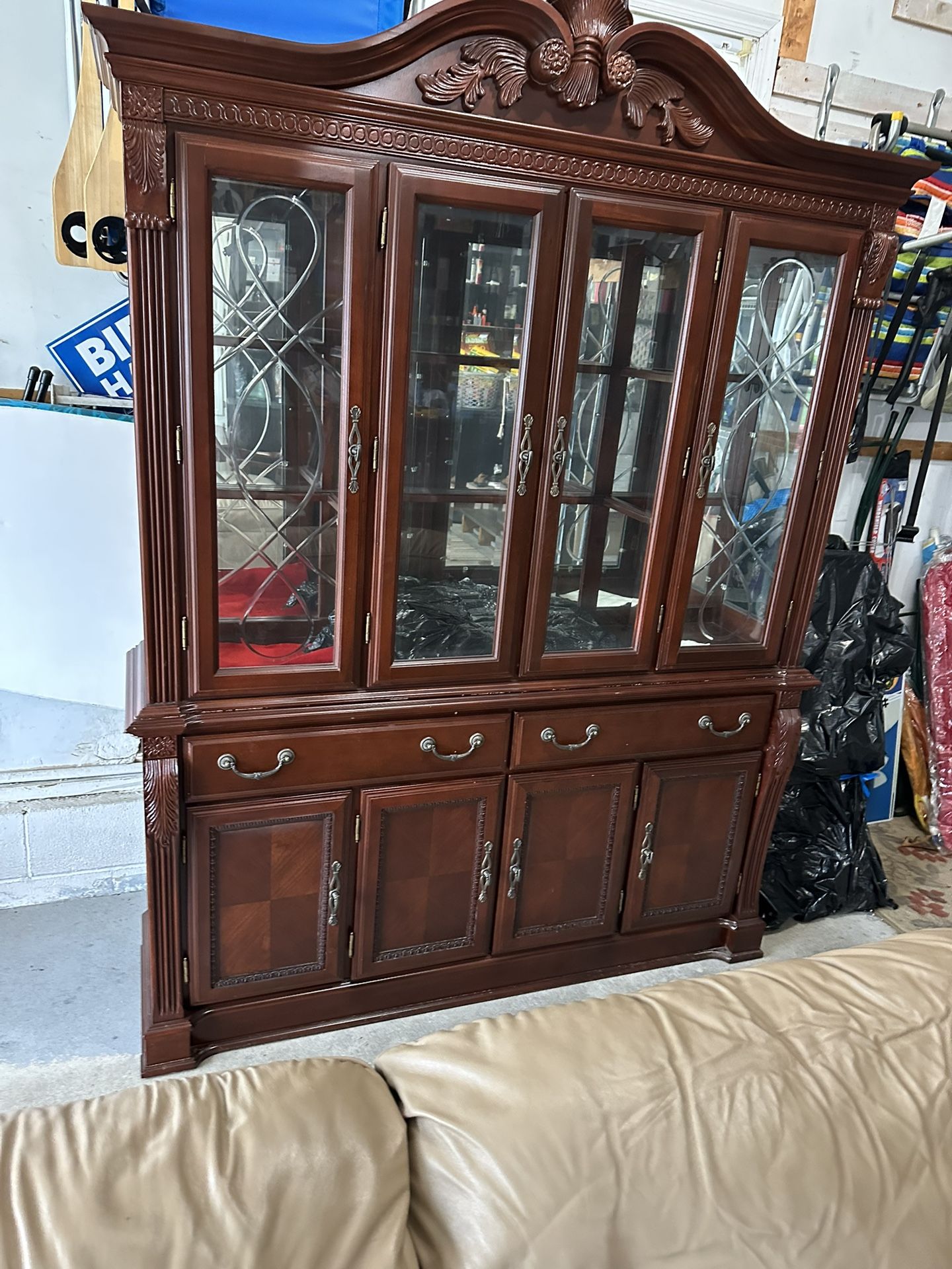 Dining Set And Leather Couches