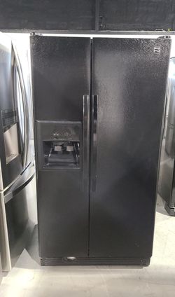 Kenmore Side By Side Black Refrigerator Fridge

