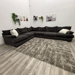Gray Sectional Couch - Free Delivery 
