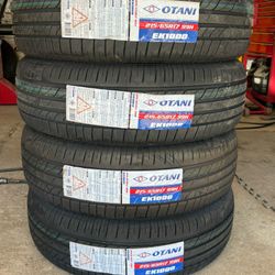 (4) - 215/65/17 Otani EK1000 All Season Tires