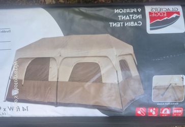 2 min setup!! 9 person instant cabin tent