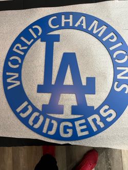 World champions metal sign 24x24