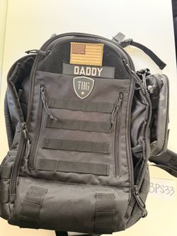 TBG Tactical Backpack / Baby carrier Black MOLLE