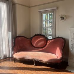 Red Victorian Sofa