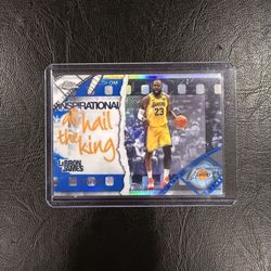 Topps Chrome 2025-26 LeBron James Inspirational Blue Refractor 75/150 #IP-1