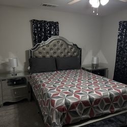 QUEEN BED AND TWO NIGHT STANDS FOR $500