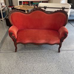 Antique Red Couch