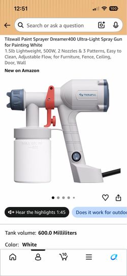 Tillswall paint sprayer