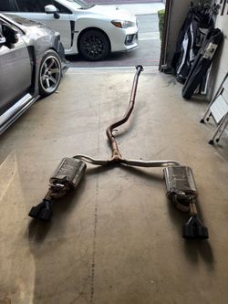 2015+ WRX/STI Valved catback exhaust w/ carbon tips