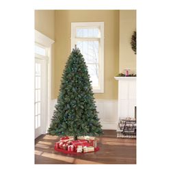 New In Box 7.5ft Christmas Artificial Tree