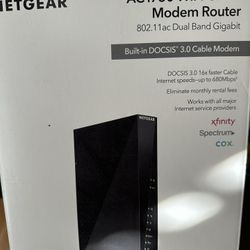 NETGEAR AC1750 WiFi Cable Modem Router