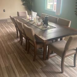 8 Pc Dinner Table W/ Chairs