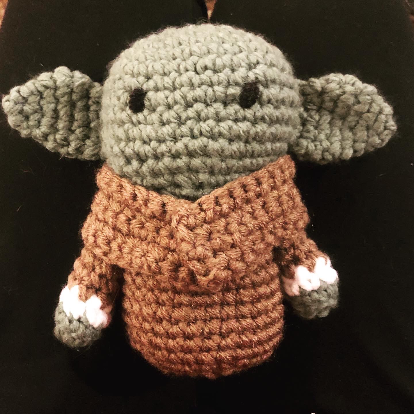 Baby alien - The child - Handmade Crochet 8”