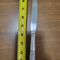 Oneida VALLEY ROSE Silverplate Wm A Rogers 1956 Silverware Table Knife