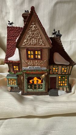 🎄 Department 56 Dickens’ Village – Nettie Quinn Puppets & Marionettes #58344