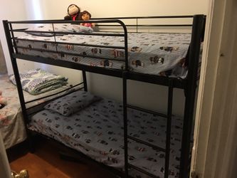 Twin bunk beds and mattress brand new