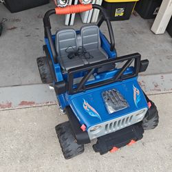 Hot Wheel Power Wheel Jeep