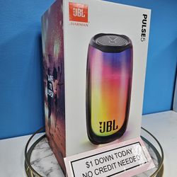 JBL Pulse 5 Bluetooth Speaker New -PAY $1 To Take It Home - Pay the rest later -