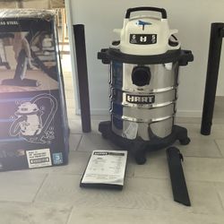 6 Gallon Stainless Steel Wet/ Dry Vac