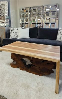 Solid Wood Natural Root Coffee Table! Unique Work of Art!