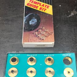 9 PC. Porter Cable Template Guide Kit